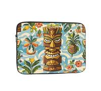 Shockproof Laptop Sleeve Slim Protective Cover Vintage Aloha Tiki Pattern Laptop Case Carrying Computer Bag 10 inch