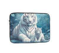 Shockproof Laptop Sleeve Slim Protective Cover White tiger Blue Laptop Case Carrying Computer Bag 13 inch