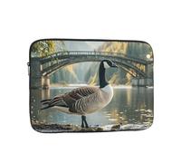 Shockproof Laptop Sleeve Slim Protective Cover Wild Goose by the Bridge Laptop Case Carrying Computer Bag 12 inch