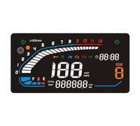 Shockproof Motorcycle Speed Gauge High Resolution Screen 0-199Km/H Measurement Precise Riding Analytics For CM150 CM250 Adjustable Digital Motorcycle Dashboard