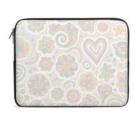 Shockproof Neoprene Laptop Sleeve with Double-sided Graffiti PrintFits 10 12 13 15 17 Inch MacBook, Dell, HP Devices Lightweight & Easy-Access Zipper Design (12 inches,Q)