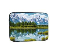 Shockproof Portable Laptop Sleeve Bag 12 inch - for Trip, Travel, Office, Daily Use - for Men and Women grand teton national park Pattern