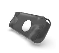 Shockproof Protective Case for MANGMI AIR X Gaming Console, Crystal Clear TPU Cover with Anti Slip Texture and Precise Port Cutouts, Full Body Protection Shell (Transparent Black)