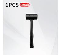 Shockproof Rubber Mallet with Comfortable Non-Slip Grip for Flooring Installation, Bricklaying and Construction, Black