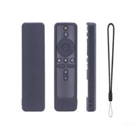 Shockproof Silicone Case Designed for Xiaomi XMRX-00600A TV Remote Control to Prevent Slippage and Damage (Black)