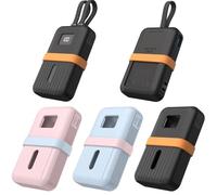 Shockproof Silicone Case for Anker 10,000mAh 30W /10,000mAh 35W/20,000mAh 30W /20,000mAh 35W Power Bank Dustproof Protective Power Bank Case (10000mAh（30W/35W） Pink)