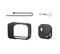 Shockproof Silicone Case For GO Action Cameras With Quick Release Mount & Anti-Slip Grip Enhanced Silicone Cover With Raised Lens Guard