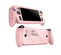 Shockproof Silicone Case for Xbox and For ROG Ally-X Designed for Maximum Console Protection and Comfortable Handling (Pink)