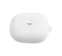 Shockproof Silicone Cover for Beats Powerbeats Pro 2 with Carabiner, Custom Fit to Protect Earbuds from Drops and Scratches (White)