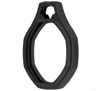 Shockproof Silicone Watch Case for Swatch x for ap for royal Oak, Flexible Lightweight Protective Skin Cover(Black)