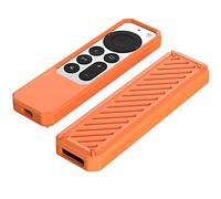 Shockproof Siri TV -Soft Protective For -Slip 2021 4K Remote compitable with ipad/tablet Kendal (Orange, One Size)