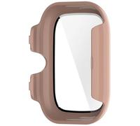 Shockproof Smart Watch Case with Tempered Glass Screen Protector, Full Body Screen Protector Watch Frame Scratch Resistant Wearable Accessories for Select Watch Models