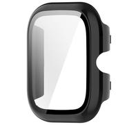 Shockproof Smart Watch Case with Tempered Glass Screen Protector, Full Body Screen Protector Watch Frame Scratch Resistant Wearable Accessories for Select Watch Models