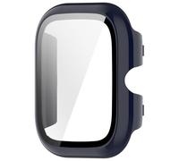 Shockproof Smart Watch Case with Tempered Glass Screen Protector, Full Body Screen Protector Watch Frame Scratch Resistant Wearable Accessories for Select Watch Models
