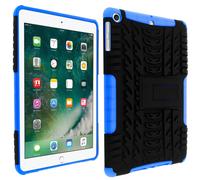 Shockproof Stand case for iPad 9.7 2017/iPad 2018 & Kickstand - Blue/Black