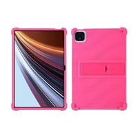Shockproof Tablet Case Suitable For Huawei Honor MagicPad 2 ROD2-W09 12.3inch 2024 Soft Silicone With Rear Kickstand Cover(Rose)