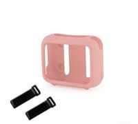 Shockproof Travel Case for JBL For Go 4 Silicone Protection for Adventurous Souls (Pink)