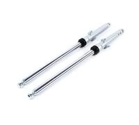 Shocks Dirt Bike Pair 27" Motorcycle Front Tubes Shocks Absorber Suspension For CG125 CT90 CT110 Silver