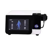 Shockwave Machine for ED & Pain Relief, Physiotherapy Device with 6 Impact Heads, 48 Symptom Plans, Adjustable Energy 0.5-8bar, 1000-5000 Shots, Home Office Portable