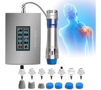 Shockwave Therapy Device for Pain Relief, Deep Muscle Massager with 7 Heads for Physiotherapy, Ideal for Beauty Salons and Home Use