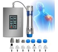 Shockwave Therapy Device for Pain Relief - Deep Muscle Massager with 7 Massage Heads for Therapeutic Use