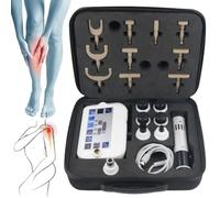 Shockwave Therapy Machine - Chiropractic Tool with 16 Operating Modes & 17 Working Heads for Deep Tissue Massage and Pain Relief