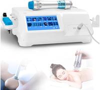 Shockwave Therapy Machine, Electromagnetic ED Shock Wave Machine, Extracorporeal Deep Tissue Pain Relieve Massager Handheld Pain Relief with 10 Massage Head, for Back, Shoulder, Waist