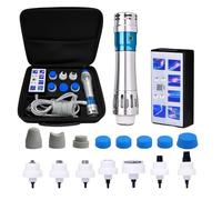 Shockwave Therapy Machine, Electromagnetic Extracorporeal Shock Wave Therapy Device, Body Massage Impulse Gun Deep Tissue Muscle Massager with 7 Massage Heads for Body Muscle Relaxation Pain Relief