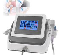 Shockwave Therapy Machine Extracorporeal Joint and Muscle Pain Relief Pneumatic 0.5-8 bar,for Back and Shoulders,Blue (Grey)