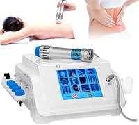 Shockwave Therapy Machine, Extracorporeal Shock Wave Machine, Electromagnetic Deep Tissue Percussion Body Relax Muscle Pain Relieve Handheld Pain Relief with 10 Massage Head, for Back, Shoulder, Waist