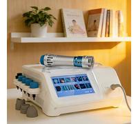 Shockwave Therapy Machine for ED, Cellulite & Pain Relief, Non-Invasive Extracorporeal Device with 10 Heads & Touchscreen