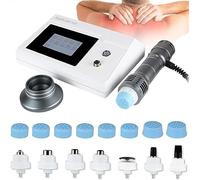 Shockwave Therapy Machine for ED, Pain Relief Massager,Extracorporeal Radial Shock Wave Therapy (RSWT) Treatment Euipment for Plantar Fasciitis, Heel Pain, Tendonitis, Elbow Pain (Color : Silver)