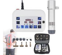 Shockwave Therapy Machine for Muscle Pain Relief, Non-invasive Tool with 17 Working Heads, 30 Energy Levels & 18 Frequency Settings