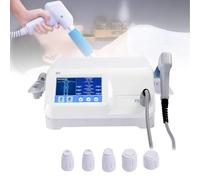 Shockwave Therapy Machine for Pain Relief, Deep Muscle Massager with 5 Heads, 0.5-8 Bar Adjustable Pressure for Physiotherapy & Sports Recovery