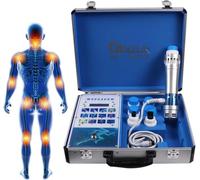 Shockwave Therapy Machine for Pain Relief - Electromagnetic Device for Erectile Dysfunction with 7 Massage Heads - Deep Muscle Massager Relaxation Device 110V