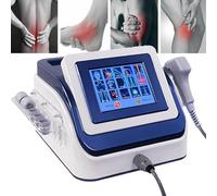 Shockwave Therapy Machine Professional,Muscle Pain Relief Massager,Non-Invasive No Side Effects,Grey (Blue)