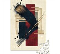 Shodo Architectural Zen No. 11 - Japanese Ink Jigsaw Puzzle, 1000 Piece