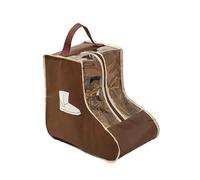 Shoe and Boot Bag - Carry Bag, Practical Design, Dustproof Bag with Handle, Ideal for Storing High Boots and Sneakers When Travelling and in the Wardrobe, brown, Short style, See description