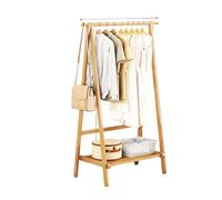 Shoe and Coat Rack, Solid Wood Hall Tree with Storage Shelves, Floor-standing Entryway Furniture, Industrial Style
