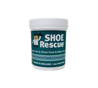 Shoe and foot powder - Foot odour remover eliminator - Developed by a registered podiatrist Shoe Rescue is a Natural deodorant remedy to eliminate smelly shoes and feet - keeps feet fresh