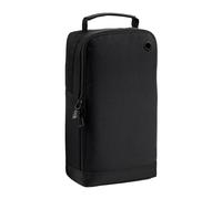 Bagbase - Black/Black Shoe Bag and Accessory Bag - Travel Essentials, for Men and for Women - Waterproof Sports Bag and Wash Bag