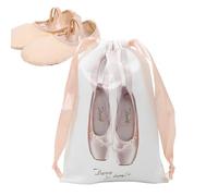 Shoe Bag | Dance Shoe Storage Pouch Drawstring Bag | Washable Satin Organizer Pouches Dust-Proof Ballet Accessories for Travel Backstage Birthday