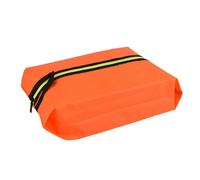 Shoe Bag, Smell Proof Pouch, Portable Shoe Organizer Water Resistant Travel Storage, Large Capacity Carrier Case for Women Footwear Heels Trainers Sandals, Closet, Luggage, Gym, Hotel, Orange, Se