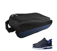 Shoe Bag with Zip, Golf Shoe Bag, Gym Shoe Bag, Waterproof Ventilated Travel Shoe Storage Bag with Strap Handle and Top Handle for Outdoor Sports, blue, see description, See description