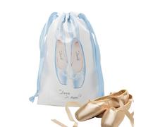 Shoe Bags | Dance Shoe Pouch with Drawstring | Lightweight Washable Organising Bags for Jazz Dance, Blue , riferimento alla descrizione, Please refer to description