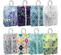 Shoe Bags for Travel, 8Pcs Travel Shoe Bags for Packing in Suitcase, Waterproof Shoe Storage Organizer with Handle for Men and Women