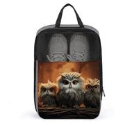 Shoe Bags for Travel, Cute Owl Baby Printed Shoe Case for Travel Travel Shoe Bag Waterproof Portable Organizer Sneaker Travel Bag for Women Men, cute Owl Baby, One Size, Floral