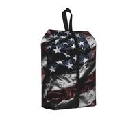 Shoe Bags For Travel Large Waterproof Travel Shoe Bag With Handle, 1 PC | Zipper Shoe Storage Bag For Women Men Portable Shoe Pouch Boots Organizer Camo American Flag Travel Essentials