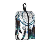 Shoe Bags For Travel Large Waterproof Travel Shoe Bag With Handle, 1 PC | Zipper Shoe Storage Bag For Women Men Portable Shoe Pouch Boots Organizer Native American Dream Catcher Travel Essentials
