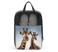 Shoe Bags for Travel, Necks of Giraffe Printed Shoe Case for Travel Travel Shoe Bag Waterproof Portable Organizer Sneaker Travel Bag for Women Men, Necks of Giraffe, One Size, Floral